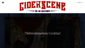 What Ciderscene.com website looked like in 2020 (4 years ago)