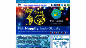 What Chinafishshow.org website looked like in 2020 (5 years ago)