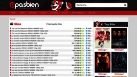 What Cpasbien.sx website looked like in 2020 (4 years ago)