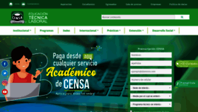 What Censa.edu.co website looked like in 2020 (4 years ago)