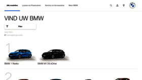 What Configure.bmw.be website looked like in 2020 (4 years ago)