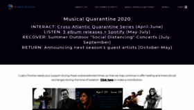 What Cuatropuntos.org website looked like in 2020 (4 years ago)