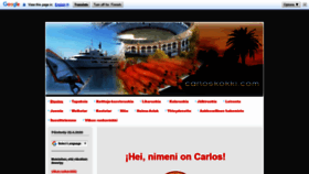What Carloskokki.com website looked like in 2020 (4 years ago)