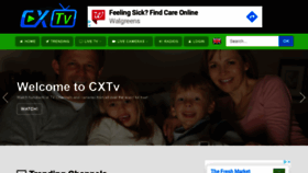 What Cxtvlive.com website looked like in 2020 (4 years ago)