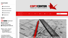 What Copycenter-frankfurt.de website looked like in 2020 (4 years ago)