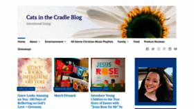 What Catsinthecradle.blog website looked like in 2020 (4 years ago)