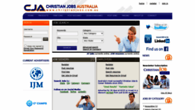What Christianjobs.com.au website looked like in 2020 (4 years ago)