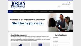 What Cgjordaninsurance.com website looked like in 2020 (4 years ago)