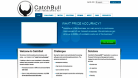 What Catchbull.com website looked like in 2020 (4 years ago)