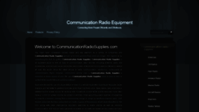 What Communicationradioproducts.com website looked like in 2020 (4 years ago)