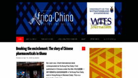 What China-africa-reporting.co.za website looked like in 2020 (4 years ago)