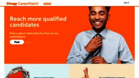 What Careermatch.com website looked like in 2020 (4 years ago)