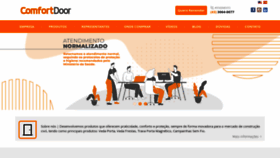 What Comfortdoor.com.br website looked like in 2020 (4 years ago)
