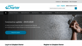 What Coloplastcharter.co.uk website looked like in 2020 (3 years ago)