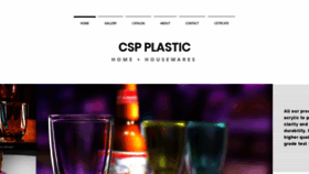 What Csp-plastic.com.tw website looked like in 2020 (3 years ago)