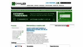 What Cavalieri.com.ar website looked like in 2020 (4 years ago)