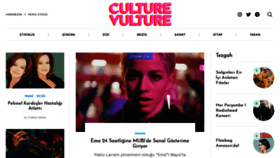 What Culturevulture.live website looked like in 2020 (4 years ago)