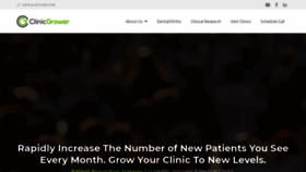 What Clinicgrower.com website looked like in 2020 (4 years ago)