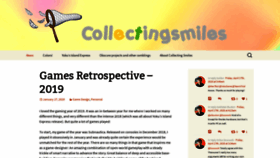 What Collectingsmiles.com website looked like in 2020 (4 years ago)