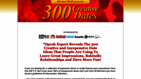 What Creativedateideas.com website looked like in 2020 (4 years ago)