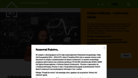 What Cyfrowobezpieczni.pl website looked like in 2020 (5 years ago)