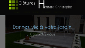 What Clotures-henrard.be website looked like in 2020 (4 years ago)