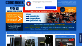 What Codziennikmlawski.pl website looked like in 2020 (4 years ago)