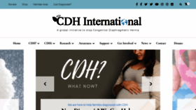 What Cdhi.org website looked like in 2020 (4 years ago)
