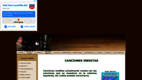 What Canciones-ineditas.com website looked like in 2020 (3 years ago)