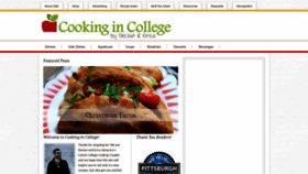 What Cooking-in-college.com website looked like in 2020 (4 years ago)