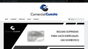 What Comercialcuesta.com website looked like in 2020 (4 years ago)