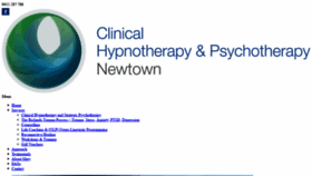 What Clinicalhypnotherapynewtown.com website looked like in 2020 (4 years ago)