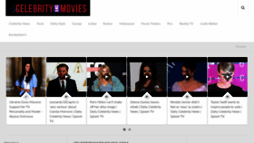 What Celebrityandmovies.com website looked like in 2020 (4 years ago)