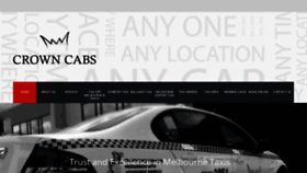 What Crowncabs.com.au website looked like in 2020 (3 years ago)