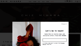 What Chiemihara.com website looked like in 2020 (4 years ago)