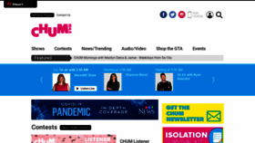 What Chumfm.com website looked like in 2020 (4 years ago)