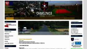 What Charsznica.pl website looked like in 2020 (4 years ago)