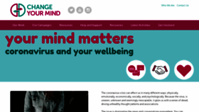 What Changeyourmindni.org website looked like in 2020 (4 years ago)