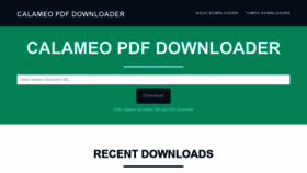 What Calameo.pdf-downloader.com website looked like in 2020 (4 years ago)