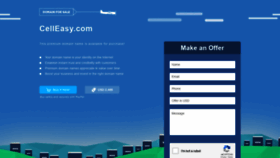 What Celleasy.com website looked like in 2020 (3 years ago)