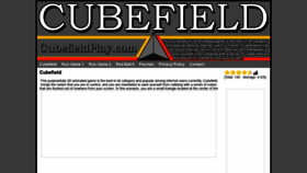What Cubefieldplay.com website looked like in 2020 (4 years ago)