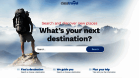 What Classtravel.com website looked like in 2020 (3 years ago)