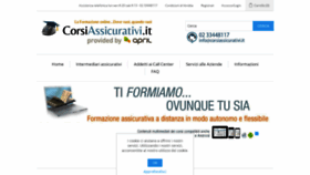 What Corsiassicurativi.it website looked like in 2020 (4 years ago)