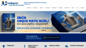 What Centrummedjugorje.pl website looked like in 2020 (4 years ago)