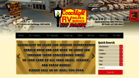 What Coachlightrv.com website looked like in 2020 (3 years ago)