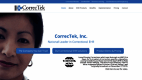 What Correctek.com website looked like in 2020 (4 years ago)