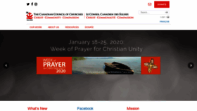 What Councilofchurches.ca website looked like in 2020 (3 years ago)