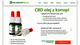 What Cbd-konopny-olej.cz website looked like in 2020 (5 years ago)