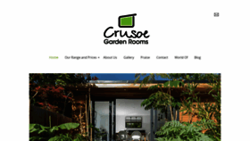 What Crusoegardenrooms.co.uk website looked like in 2020 (4 years ago)