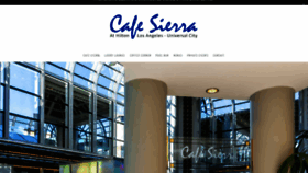 What Cafesierrahilton.com website looked like in 2020 (4 years ago)